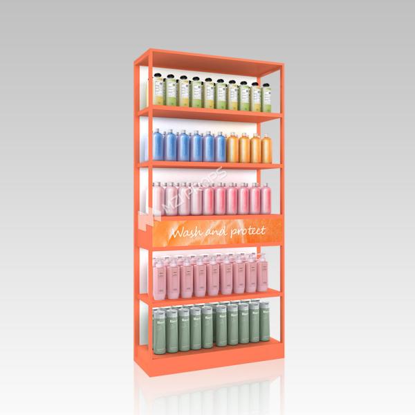 Wash And Protect Cabinet Multi-functional Beauty Store Display Rack for Skincare