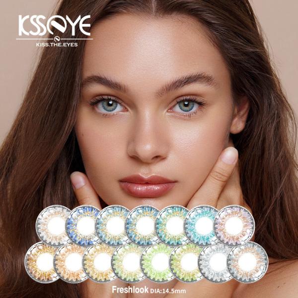 Quality Soft Circle Prescribed Colored Contacts 3 Tone Pure Hazel Contacts wholesale