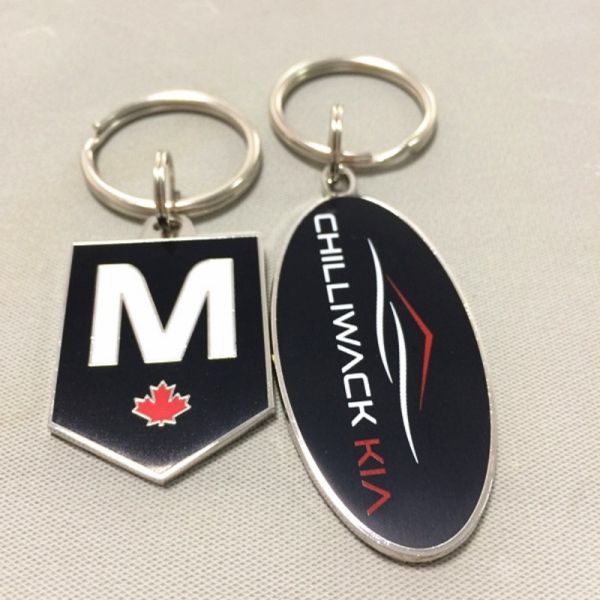 Quality Zinc alloy keychain keyring custom logo metal shield shape suitable for and souvenir gifts with multiple plating options wholesale