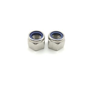 ISO7040 Self Locking Nut With Nylon Insert Stainless Steel 304 Prevailing Torque