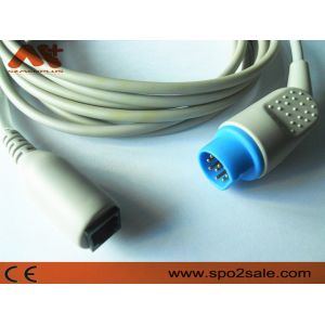 Siemens Compatible IBP Adapter Cable For Utah,BD,Edwards,Abbort,B.braun,Argon