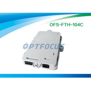 Wall Mount Fiber Termination Box 4 Core FTTH Small SC / FC / LC Connecter