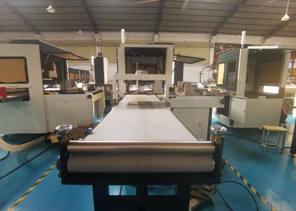Separate Lids Packaging Box Making Machine With Speed 15-35pcs Per Minute And