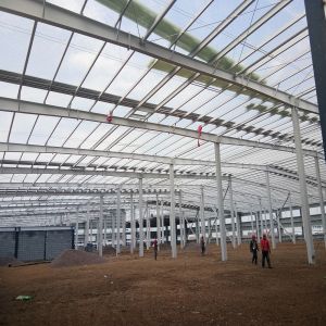 Prefab Steel Structure Factory with EPS Sandwich Panels