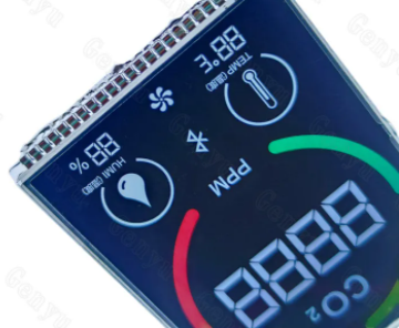 Cheap 2.5 Inch VA LCD Display 4 Digit 7 Segment Screen with 24PIN Interface for Clear Numerical Readout for sale