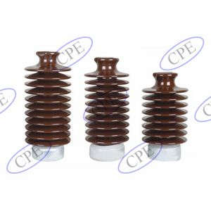 ANSI 57-5S 57-5L Glazed Porcelain Line Post F Neck Insulator