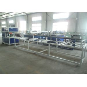 Light Weight Plastic Pipe Extrusion Line / Corrugated Pipe Extruder