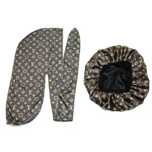 Cheap Popular LV Designer Adults Durag And Bonnet for sale