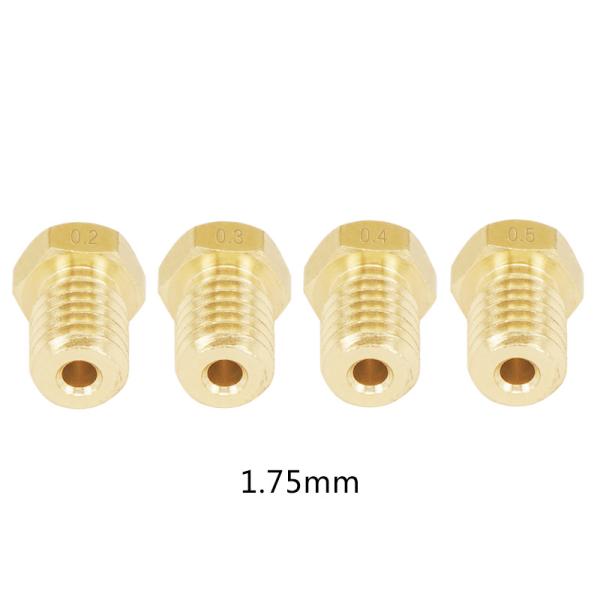 GT2 Pitch 2mm MK8 Copper 3D Printer Nozzle Size 12.5mm X 7mm