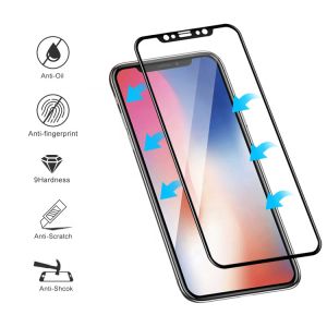 21D Tempered Glass Phone Protector , Anti Scratch High Clear Bubble Free Screen