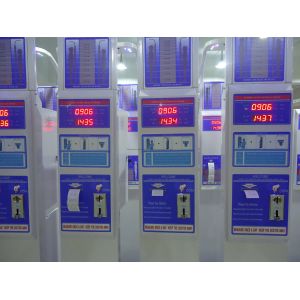Hospital Coin Operated Weighing Scales Height Range 200cm Microcomputer Control