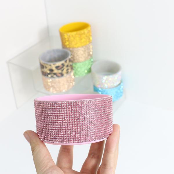 Wholesale cup Glitter Silicone Boot for 20-40oz Bottle Cover Bottom Sleeve Cover