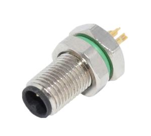 Cheap Ip67 Male M5 Circular Connector Panel Rear Fastened Protected From Dust And Water for sale