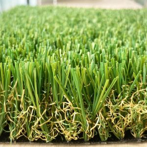 Good Stiffness 45mm Height Artificial Turf Grass For Landscaping Garden