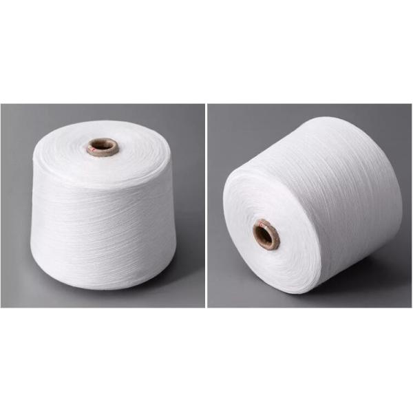 Quality 100% Raw White Poly Poly Core Spun Thread TFO 22S/2 wholesale