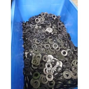 NBR Silicone EPDM FKM HNBR CR Rubber Automotive Part Round Washer Flange Grommet