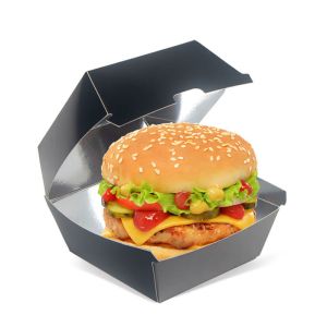 Cheap Eco-friendly Fast Food Packaging Box Customized Hamburger Box with Biodegradable Materia for sale