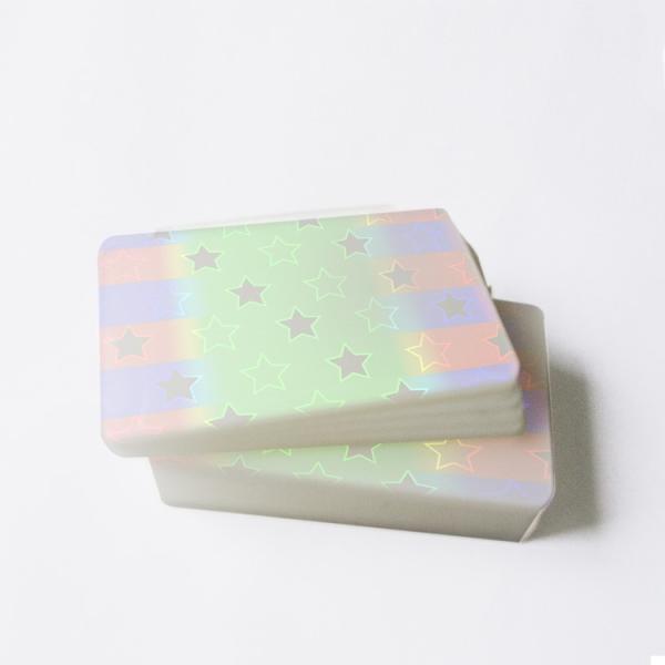 Custom Shapes ID Die Cut Transparent Hologram Stickers , Tamper Proof Hologram Stickers