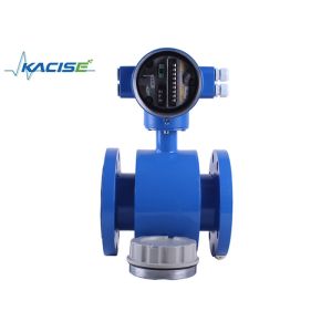 Blue Effluent Flow Meter Clamp On Installation With 1 Years Guarantee