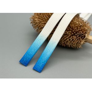 30cm Long Clothing Polyester Drawstring Cord With Shiny Silicone Drops On Both