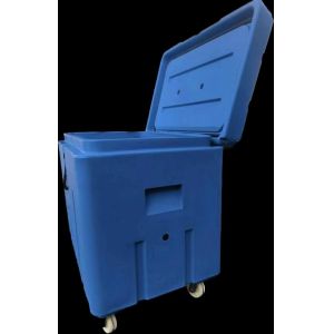 Plastic Large Dry Ice Storage Container On Wheels Chest Box Dry Ice Transport