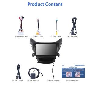 Split Screen Hyundai Touch Screen Radio Audio System Car Stereo Dvd Player