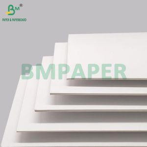 2mm Thick Recyclable Two Sides White Ivory Board For Hangtag High Stiffness
