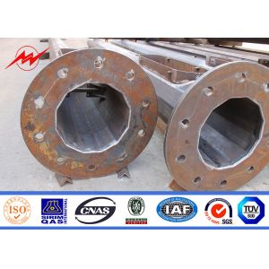 20-40m Polygonal Hot Dip Galvanized High Mast Pole For Light With Lifting System