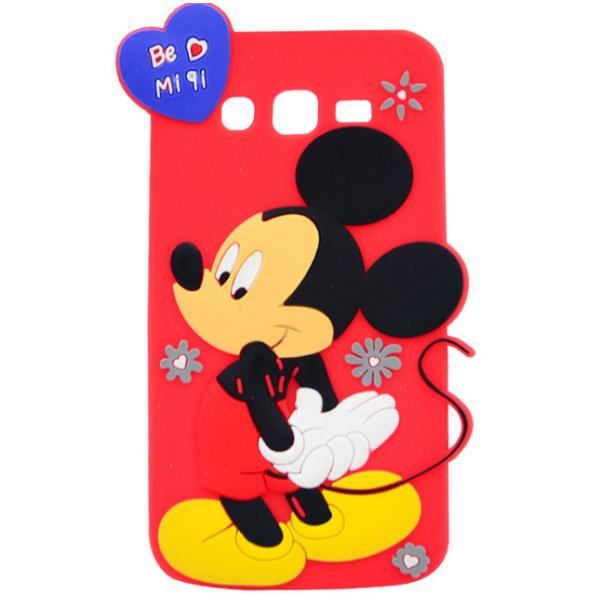 mickey rubber silicon Case For iPhone 4 5s 6s plus SAMSUNG galaxy s5 s4 S6 S7