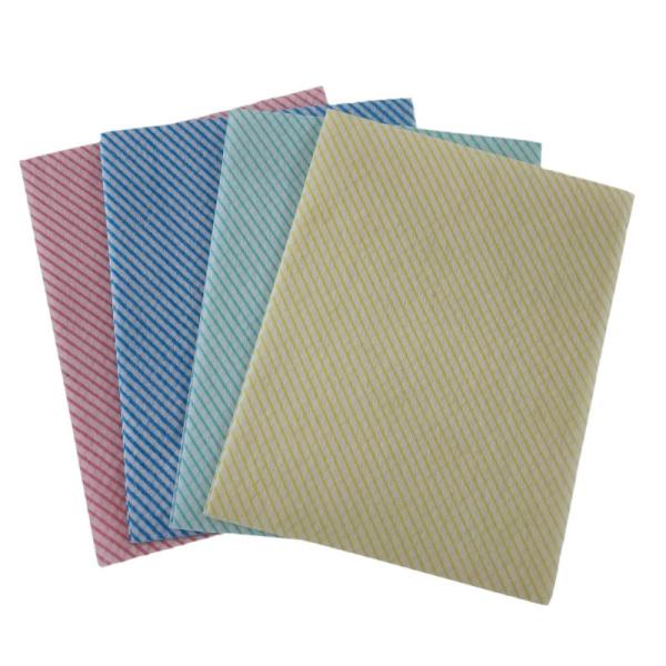 Quality 45GSM Disposable Wiping Cloths , Multicolor Chemical Bond Non Woven wholesale