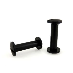 China Black Plastic Book Binding Chicago Screw for Binding Books on sale