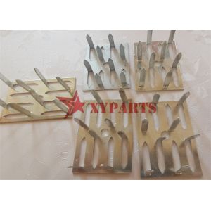 Galvanized Steel 2'' x 1 1/2'' Perofated Impaling Clips For Rock Wool Installtio