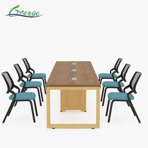Rectangular Industrial Design Style Office Conference Table for Professional