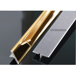 Cheap Custom Stainless Steel Trim t molding 1mm thickness 25mm Side for sale