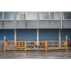 800 Rated Load Personalized Rope Steel Suspended Rope Platform For Building