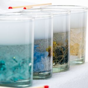 Handmade Dried Flower Scented Candle For Healing And Relaxation