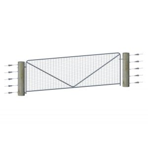 High Performance Steel Farm Gates Good Oxidizing Resistance Property