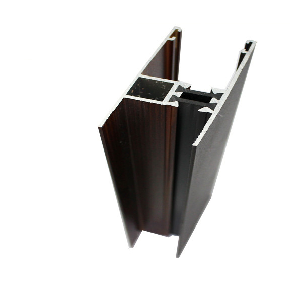Quality T5 Wood Finish Aluminum Curtain Wall Profile Quality Light Corrosion Resistance wholesale