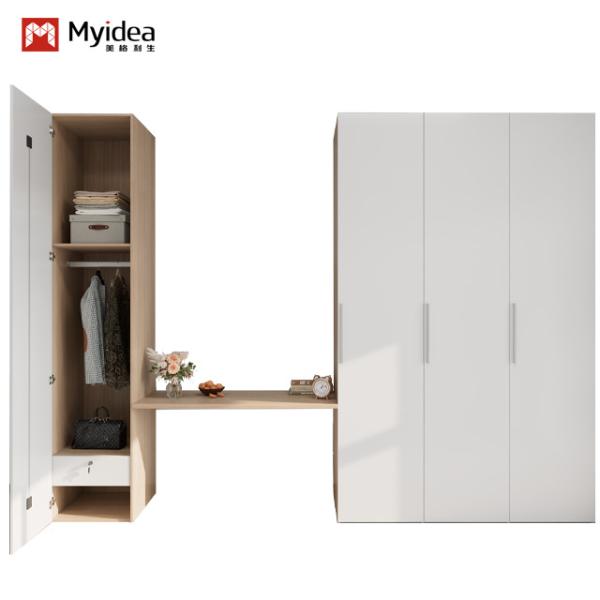Contemporary customization Bedroom Furniture Modern Simple Design Metal Wardrobe