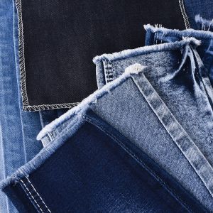 China Shrink-resisitant COTTON POLYESTER SPANDEX DENIM FABRIC JSD3037 10 oz on sale