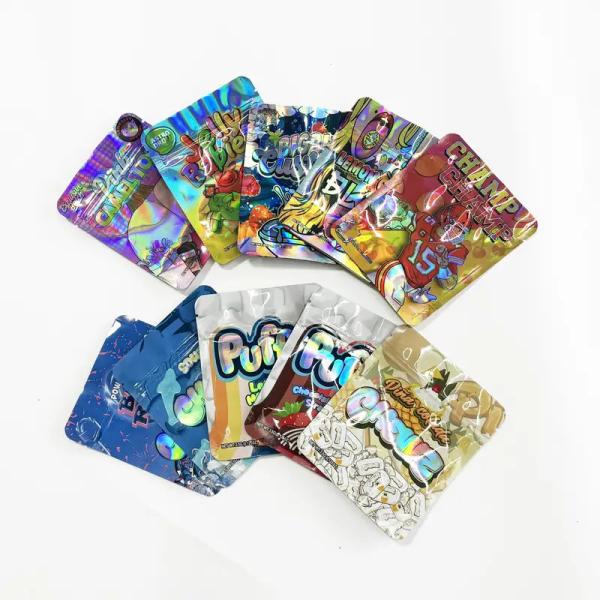 3.5 Mil Moisture Proof Snack Packaging Bags Puncture Resistant Custom Colors