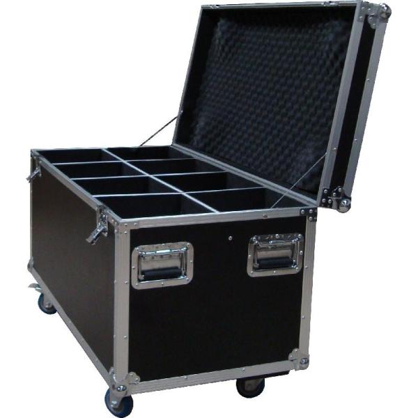 Heavy Duty 20U Standard Rack Flight Case With 9mm Plywood / Trolley Case with