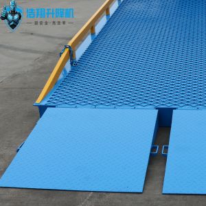 Warehouse Mobile Hydraulic Dock Ramp Customizable Color