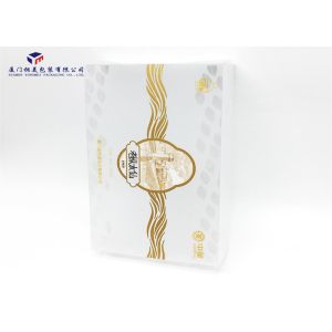 UV Printing Custom Printed Plastic Boxes Matte PVC 27X5.5X16.5CM For Chinese Tea