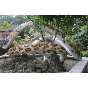 Remote Control Lifelike Animatronic Snake Boa Constrictor 110 / 220V AC Powered