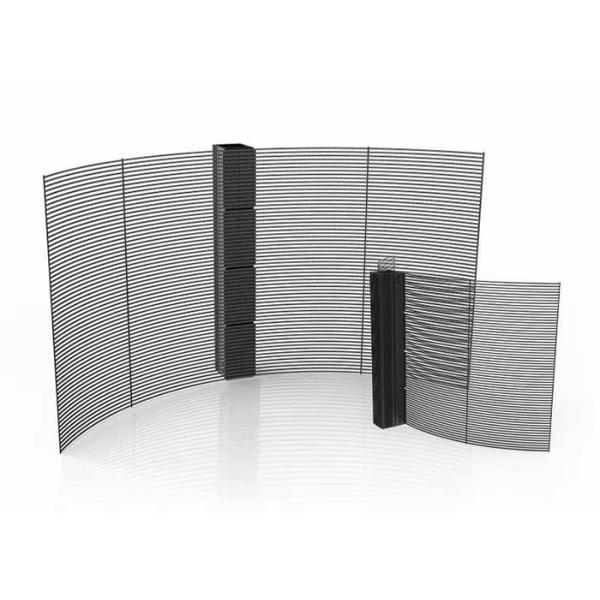 P3.91 P7.81 P15.6 Full color curved transparent LED display screen SMD1921 500