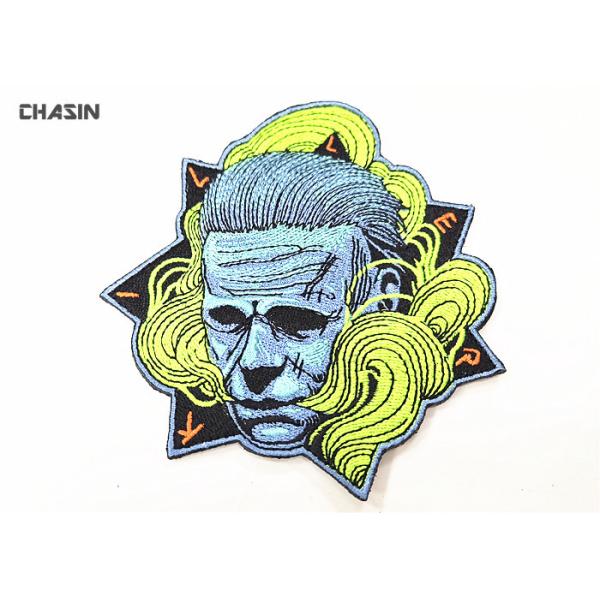 Quality Embroidered Emblems Velcro Patches For Apparel , Uniform , Cap wholesale