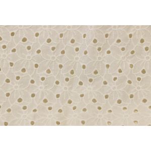 15yds Cotton Embroidered Lace Fabric Slim Transluscent For Multiapplication