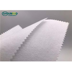 Cut Away 100% Polyester Embroidery Backing Fabric 100cm Width Extra White