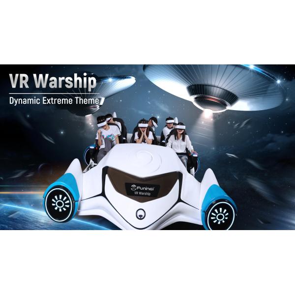 9D VR 6 seats VR warship cinema simulator movie player machine VR Motion Platform